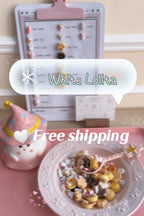 [ Lolita Accessories] All-white style Lucky Scoop
